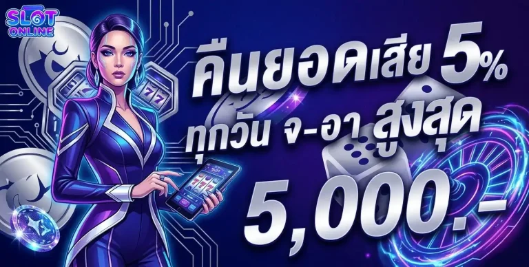slot ฝาก ไม่มี ขั้น ต่ำ โปรโมชั่น คืนยอดเสีย